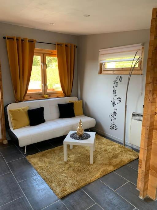 Chalet 2 Personnes Avec Jacuzzi Et Piscine Saisonniere Partagee Corcieux Exterior foto
